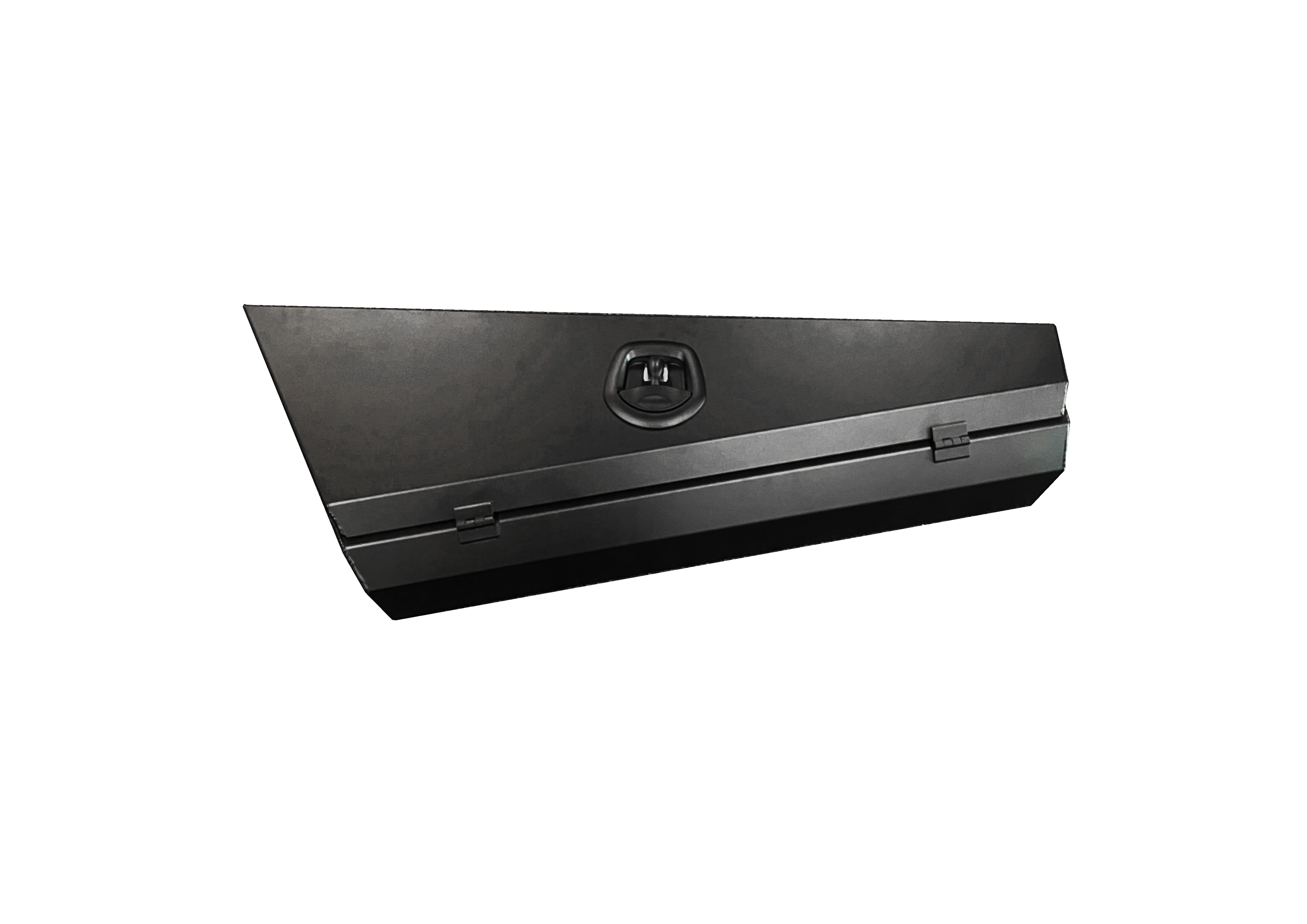 Black&Raw Double Tapered Ute Under Tray Tool Box (Various Sizes Available) 6 Black Double Tapered Under Tray Toolboxes