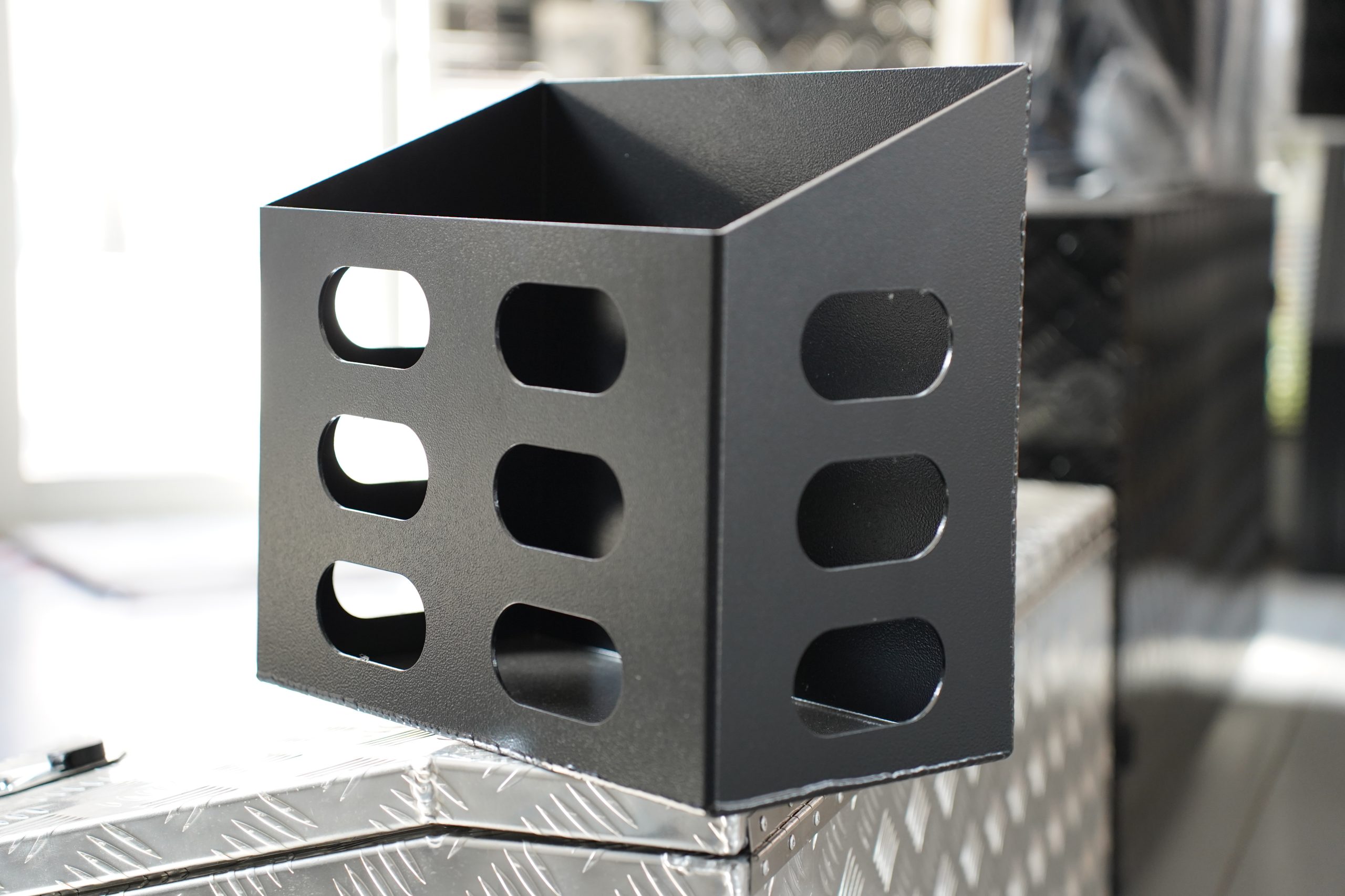 Aluminium FP 20L Jerry Can Holder 7 Black Aluminium FP 20L Jerry Can Holder