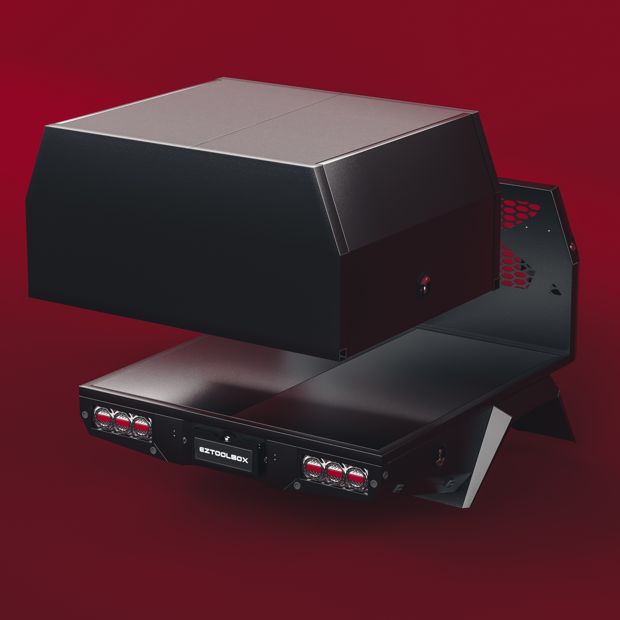 Black Full Set Xceed Tray 4 Black Full Set Xceed Tray