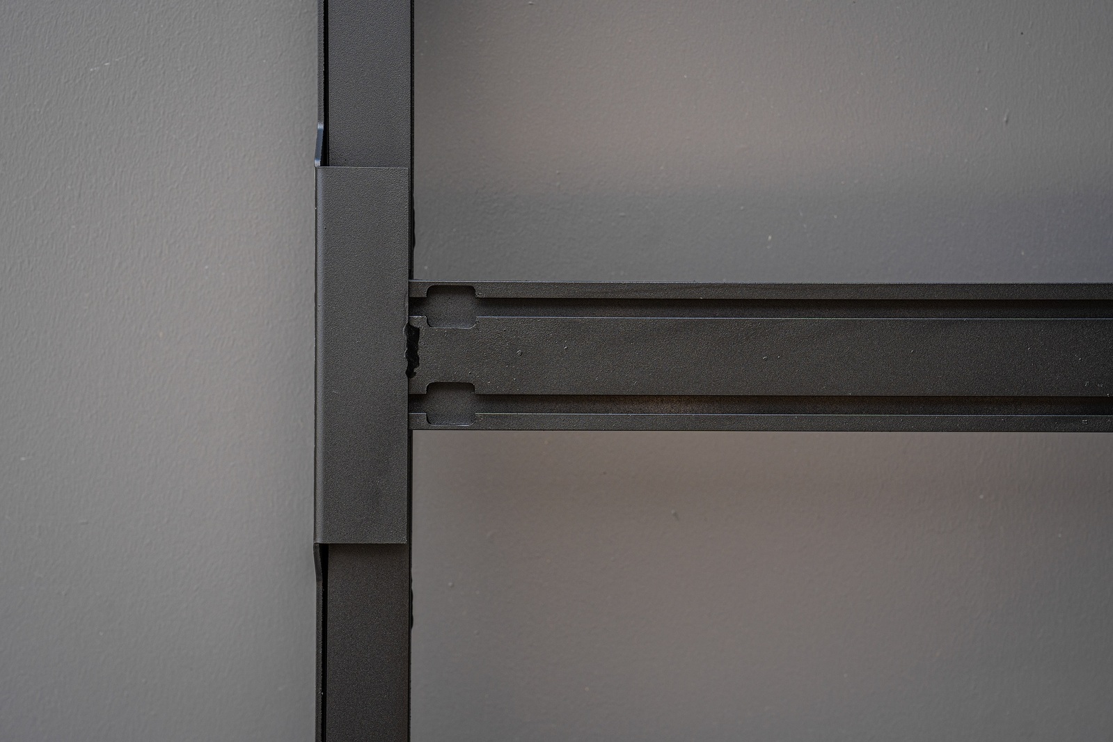 Black Low Profile Aluminium Full Roof Rack with Unistruts 7 Black Low Profile Aluminium Full Roof Rack with Unistruts