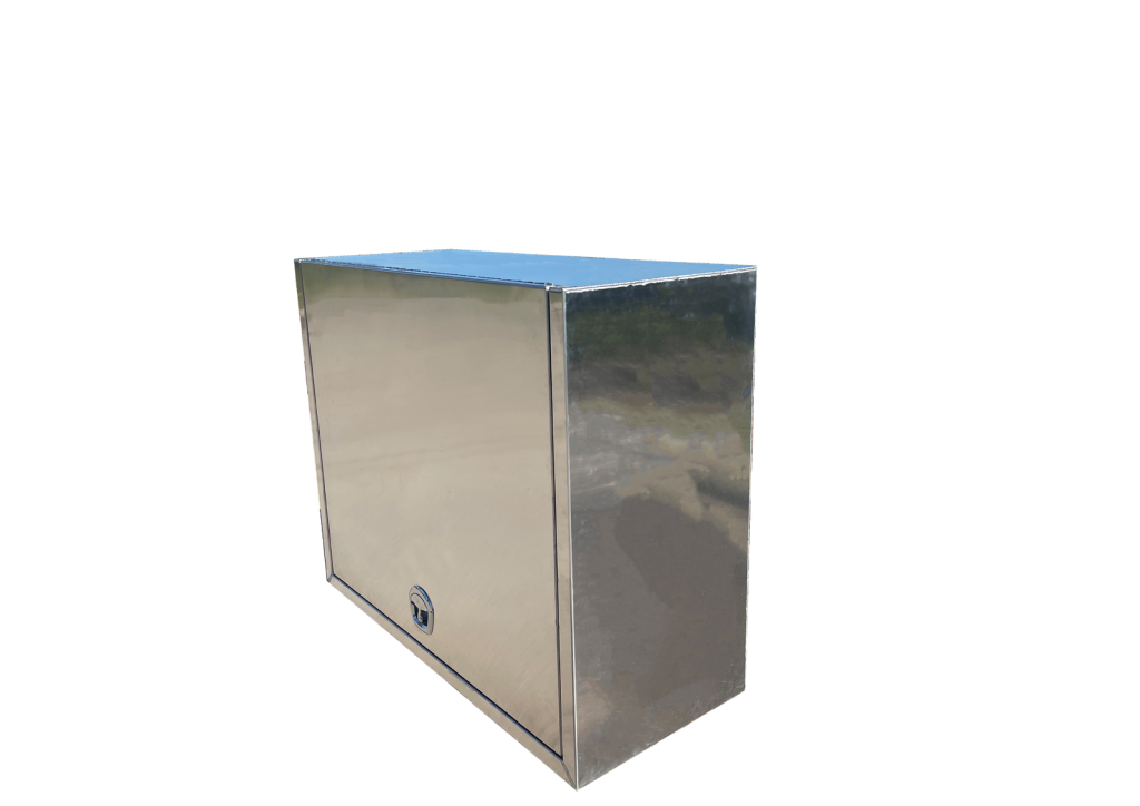 1400x600x1150mm Flat Plate Full Door Aluminium Truck Toolbox