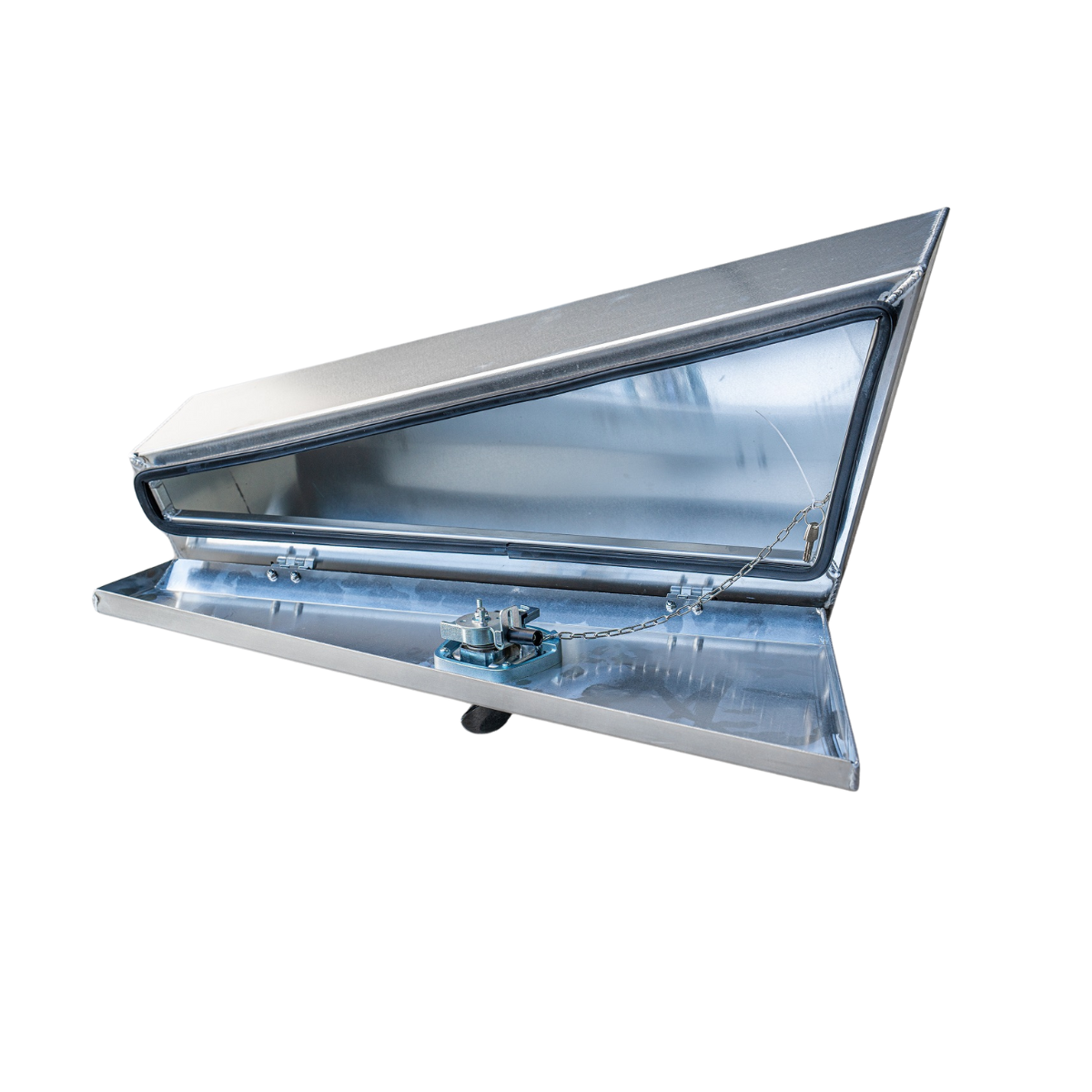 Black&Raw Double Tapered Ute Under Tray Tool Box (Various Sizes Available) 5 Double Tapered Ute Under Tray Tool Box