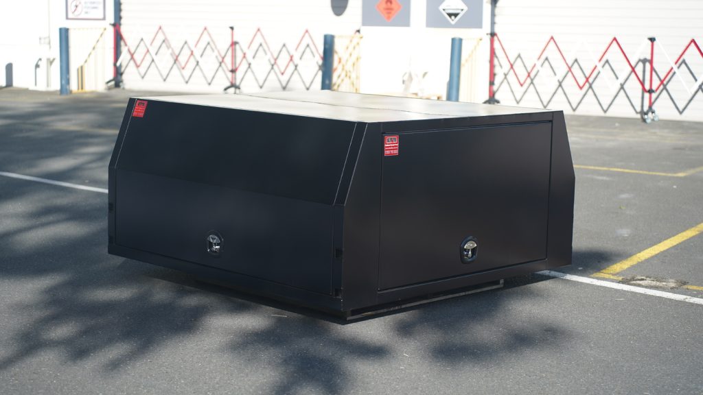 Black 3 Doors Jack Off Flat Ute Canopy