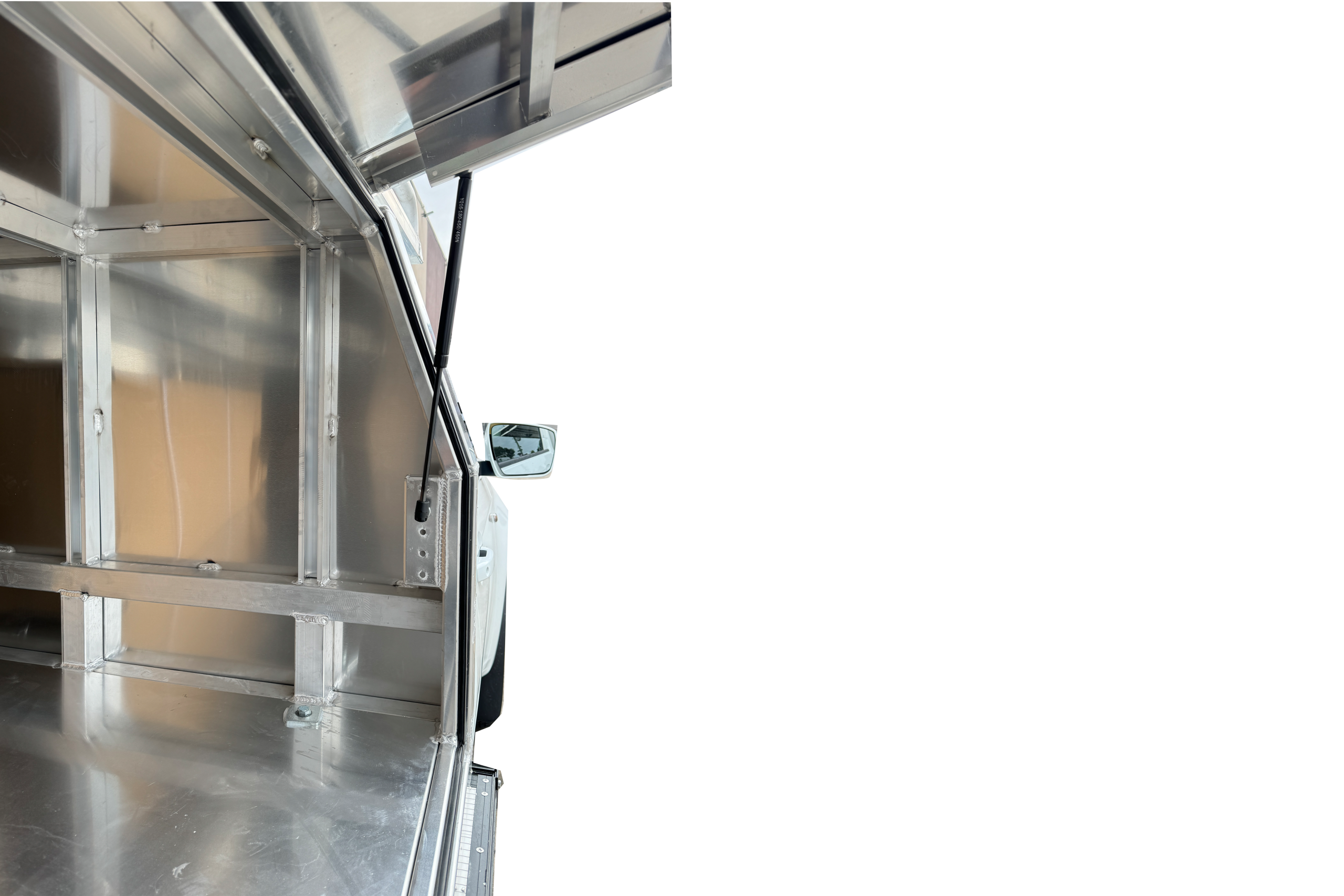 3 Doors Jack Off Flat Plate Aluminium Ute Canopy 4 3 Doors Jack Off Flat Plate Aluminium Ute Canopy - Image 4