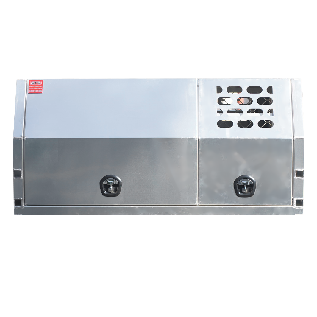 Jack Off Aluminium Canopy With Full Dog Box 1 Aluminium Canopy With Full Dog Box