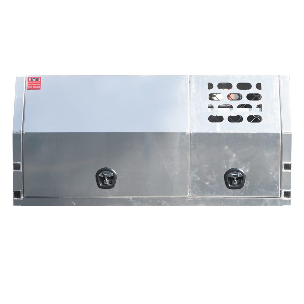 EZToolbox UTE Dog Box: The Ultimate Solution for Safe and Comfortable Travel 1 Jack Off Aluminium Canopy With Full Dog Box