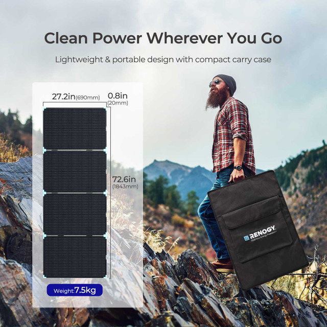 220W Lightweight Portable Solar Suitcase 8 220W Lightweight Portable Solar Suitcase