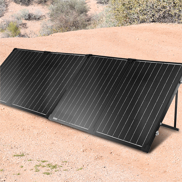 100 Watt 12 Volt Monocrystalline Foldable Solar Suitcase w/o Controller 12 System Expansion Available