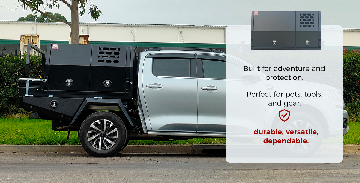 Jack Off Aluminium Canopy With Full Dog Box 8 Dustproof, Rainproof, and Vibration-Resistant