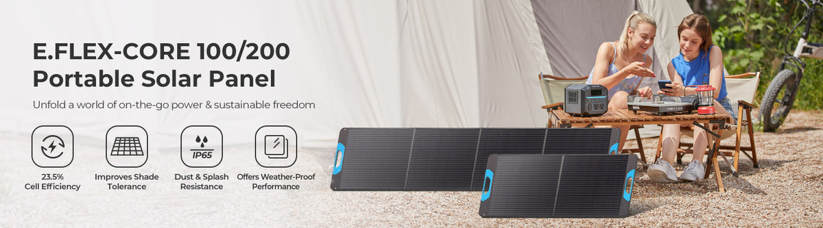 Renogy 200W Portable Solar Panel 7 E.FLEX-CORE 200W Portable Solar Panel