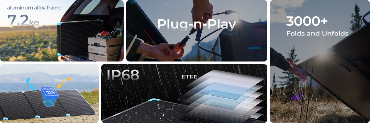 220W Lightweight Portable Solar Suitcase 12 220W Lightweight Portable Solar Suitcase