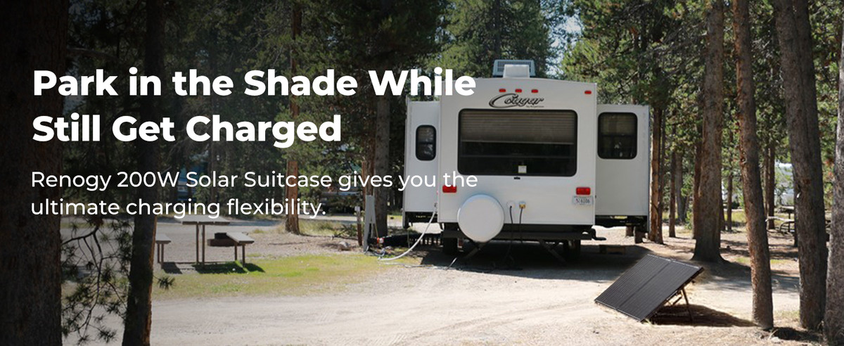 200W Monocrystalline Foldable Solar Suitcase