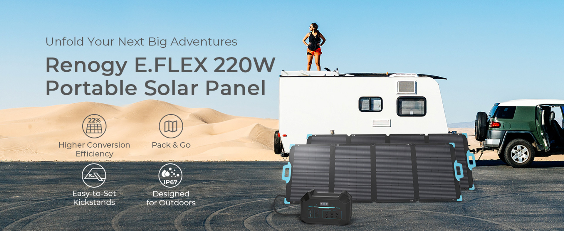 Renogy E.Flex 220W Portable Panel
