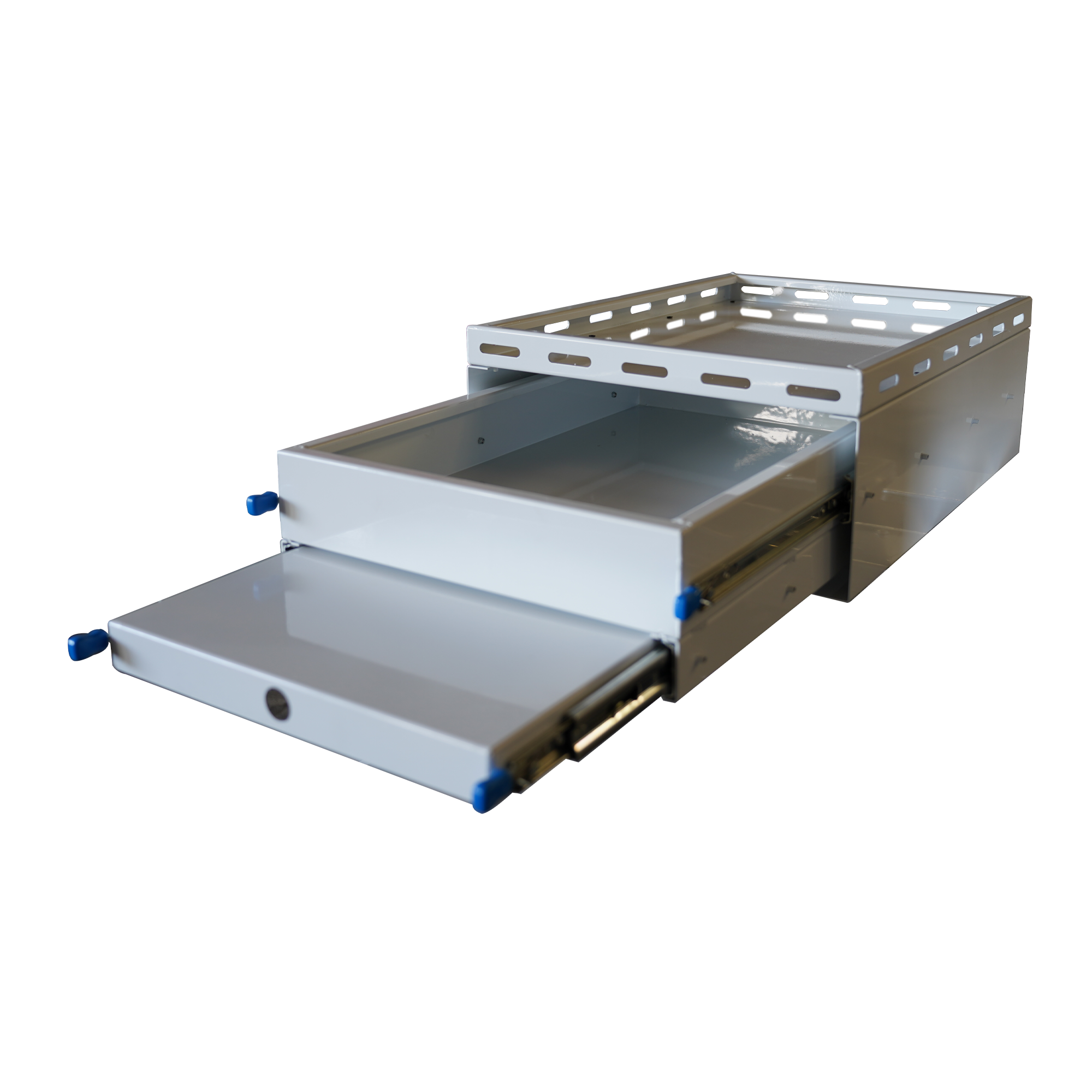 530mm Wide Aluminium Ute Canopy Slide Drawer / Bench 3 530mm Wide Aluminium Ute Canopy Slide Drawer / Bench