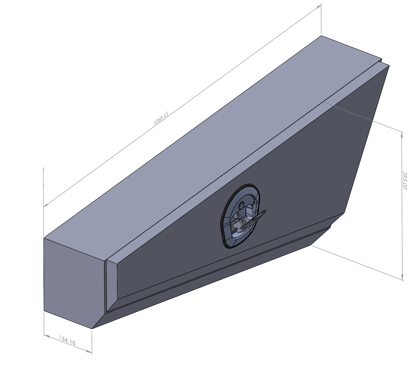 Black 1068mm Double Tapered Ute Under Tray Toolboxes 2 Black 1068mm Double Tapered Ute Under Tray Toolboxes