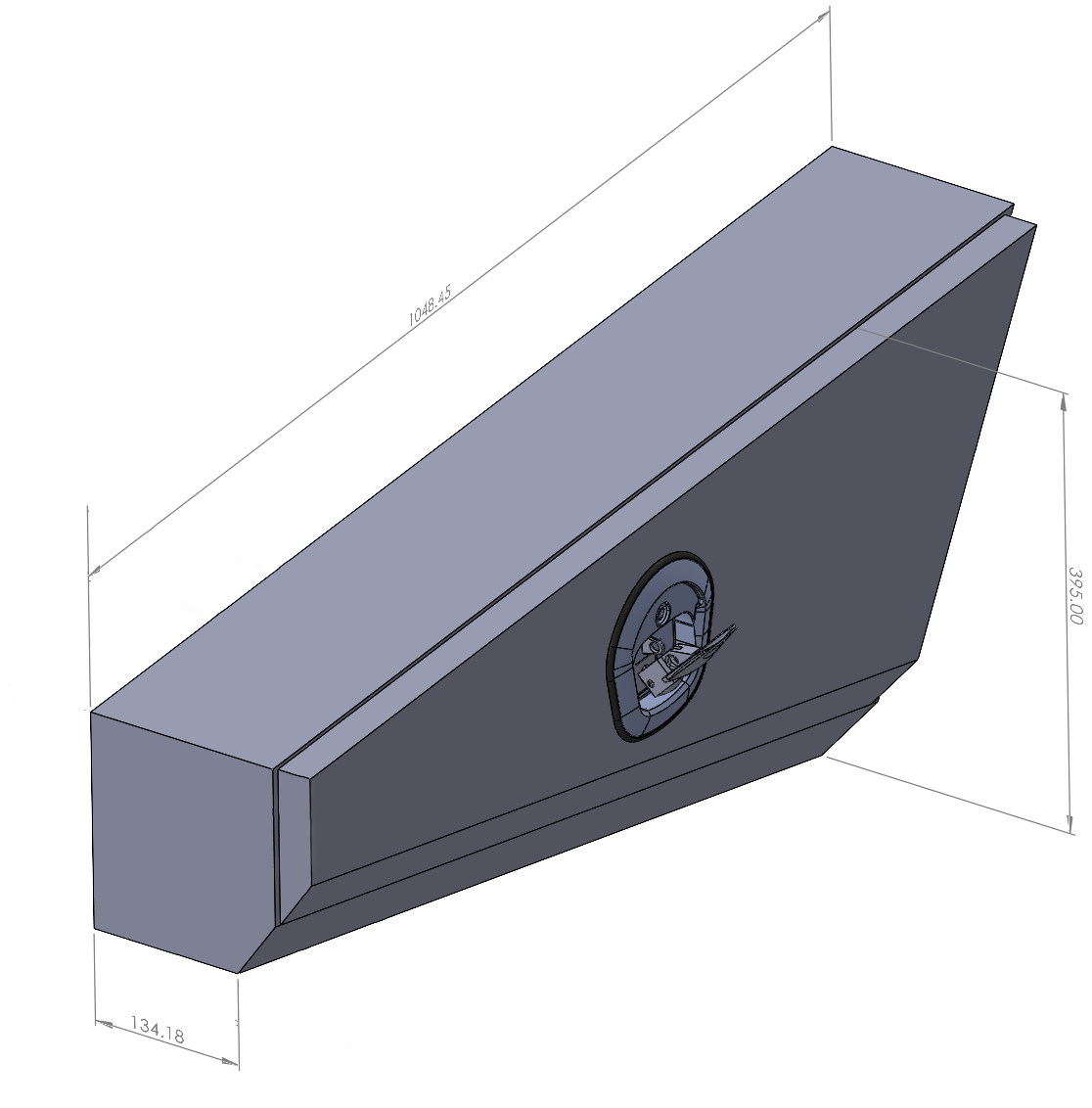 Black 1048mm Double Tapered Ute Under Tray Toolboxes 2 Black 1048mm Double Tapered Ute Under Tray Toolboxes