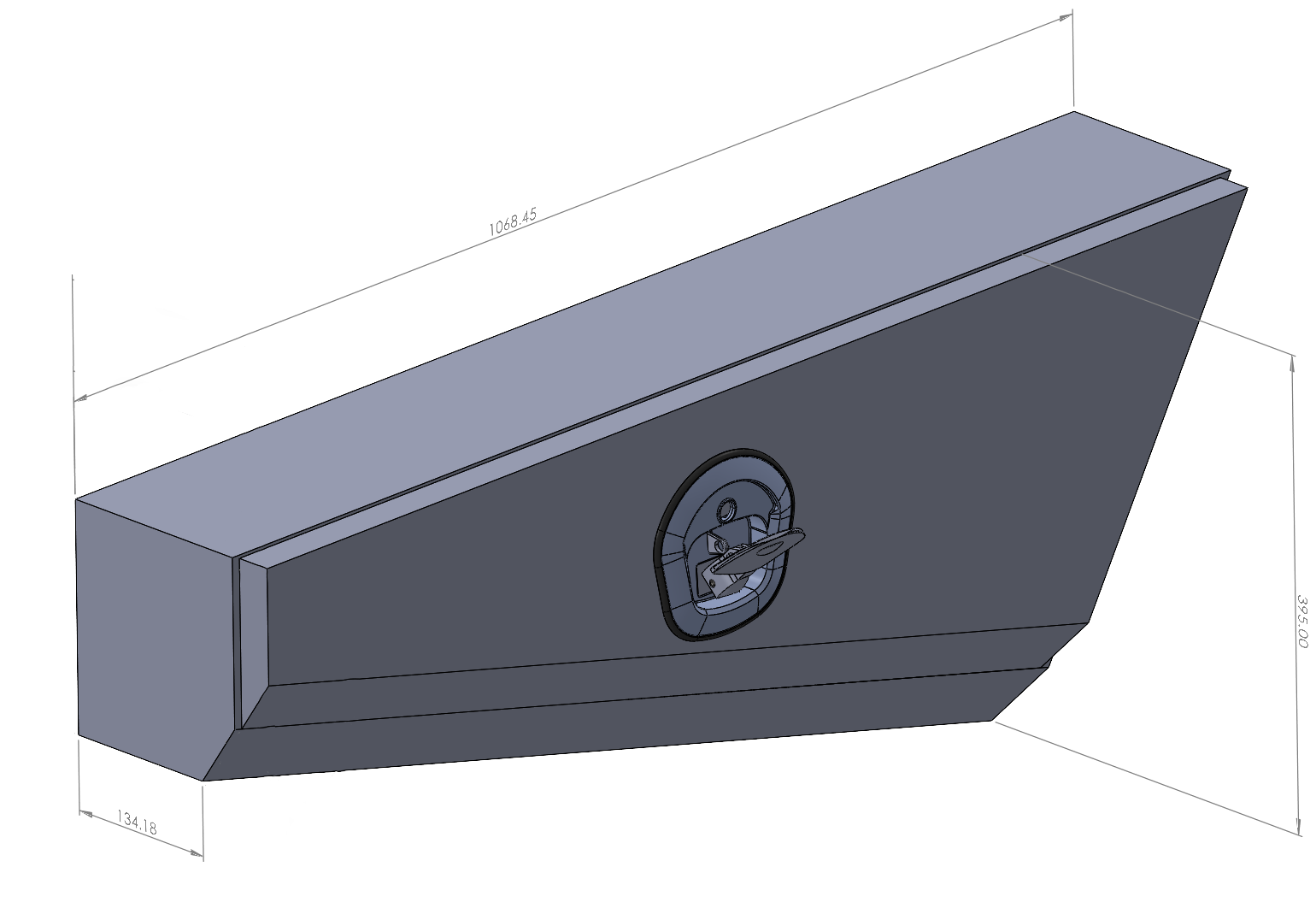 Black 1068mm Double Tapered Ute Under Tray Toolboxes 2 Black 1068mm Double Tapered Ute Under Tray Toolboxes