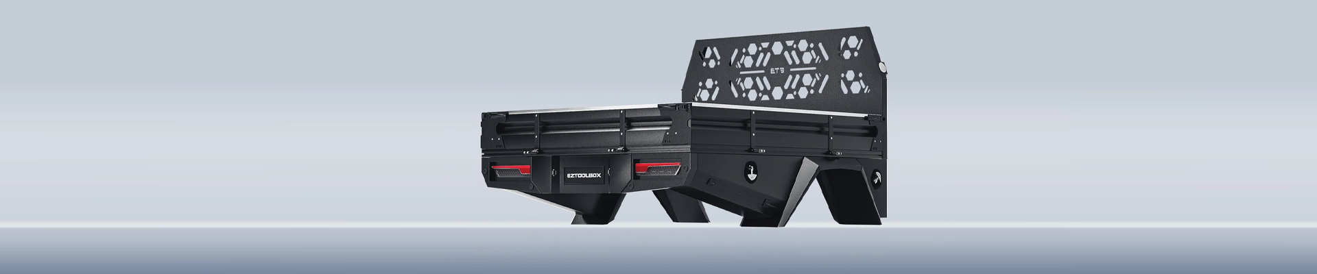 Black Full Set Xceed Tray 2100mm 2 Black Full Set Xceed Tray