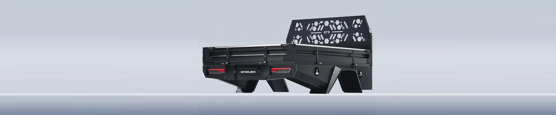 Black Full Set Xceed Tray 2400mm 2 Black Full Set Xceed Tray