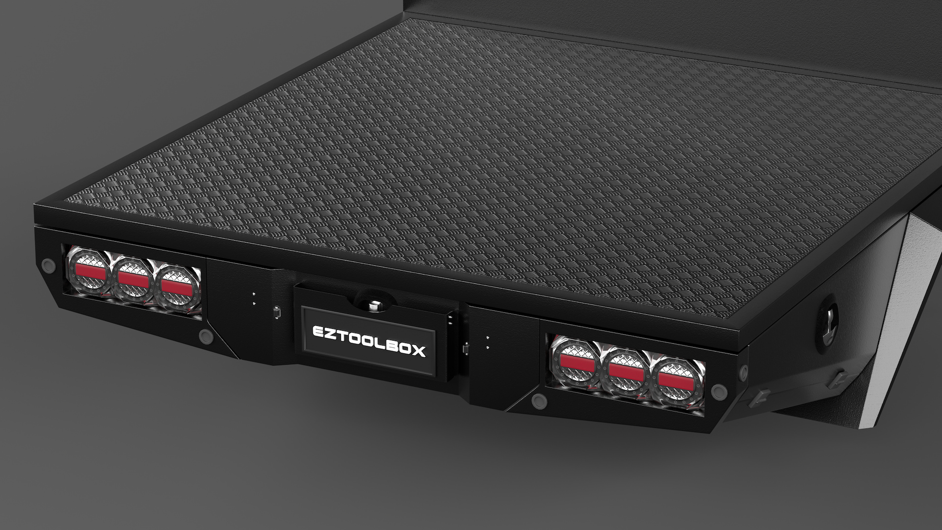 Black Full Set Xceed Tray 2400mm 8 Tray Deck